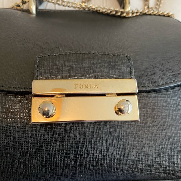 Furla safiano leather mini Julia purse - Picture 4 of 10